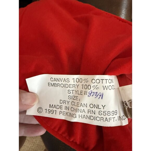 Imperial elegance Wool Nutcracker Needlepoint Christmas Stocking Cross Stitch - Picture 6 of 7